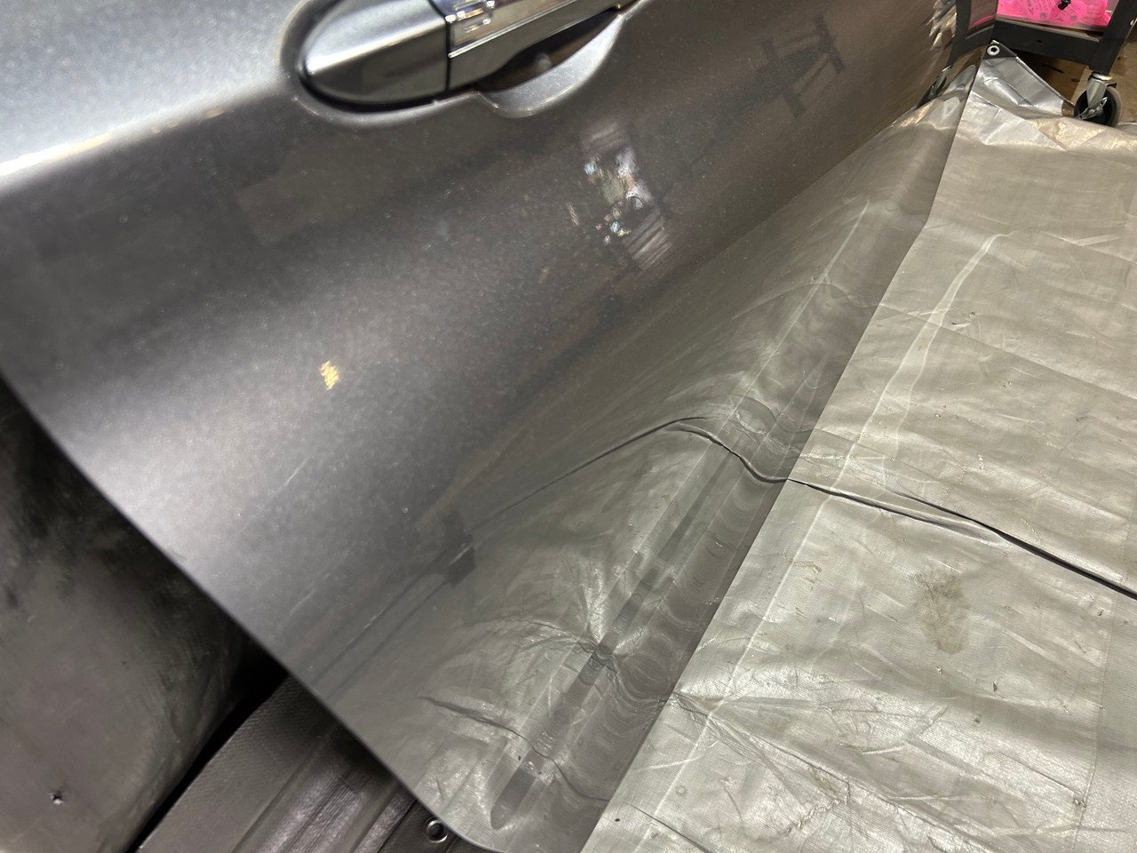 2017-2020 Infiniti Q60 Passenger Door Assembly / Graphite Shadow IQ605 - Image 8