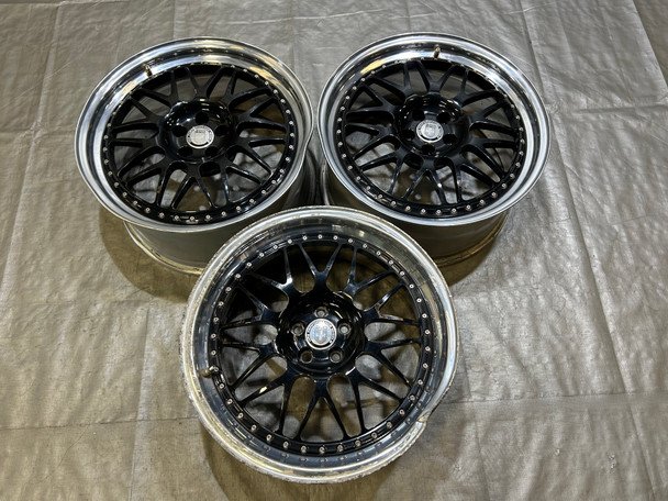 *DAMAGED* Set of 3 19" HRE 540 Series 3 Piece Wheels Rims / 5x100 / FB050