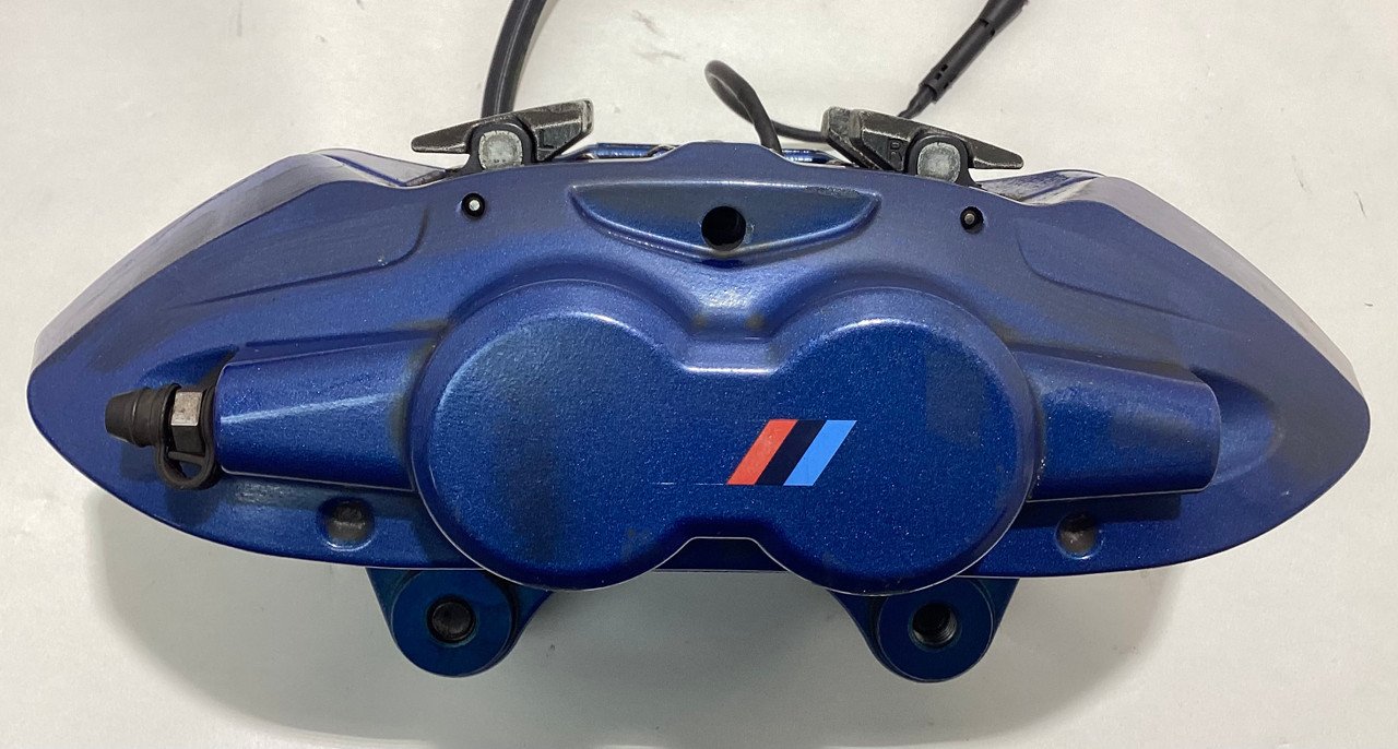 2015-2020 F80 F82 F83 BMW M3 M4 OEM Brembo Brake Calipers / Set of 4 / Blue / F8M06 - Image 6