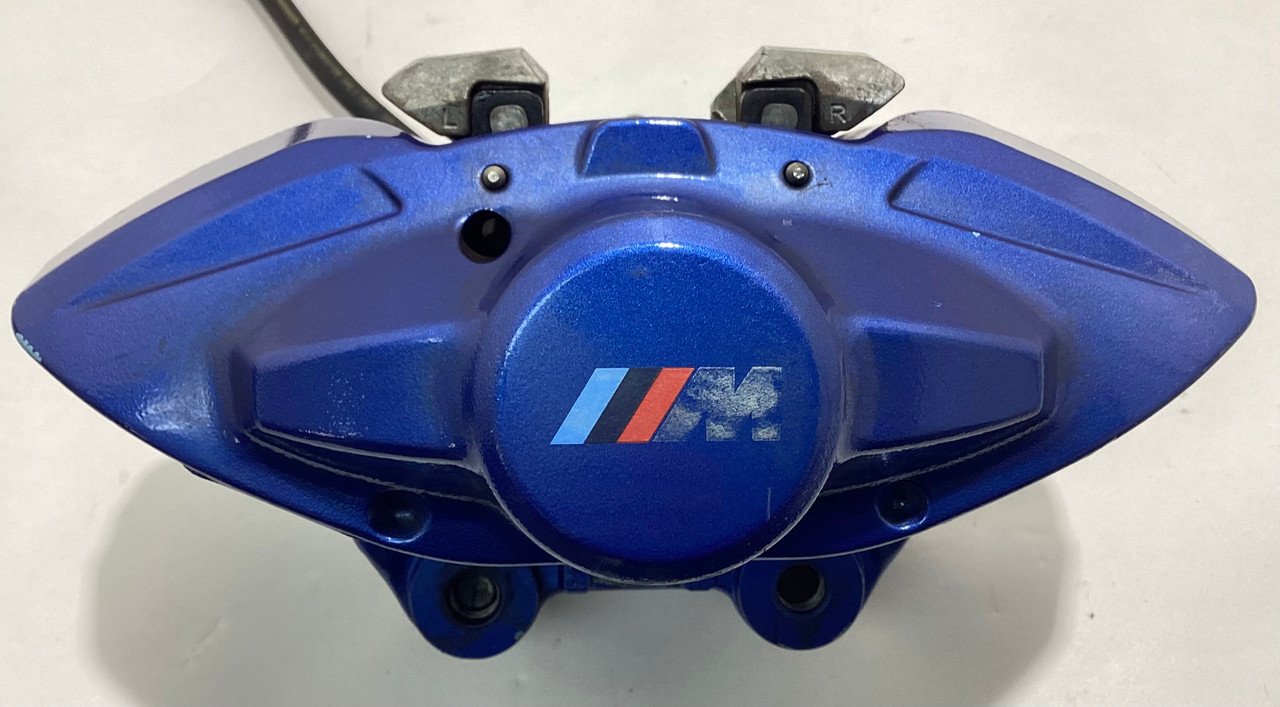 2015-2020 F80 F82 F83 BMW M3 M4 OEM Brembo Brake Calipers / Set of 4 / Blue / F8M06 - Image 15
