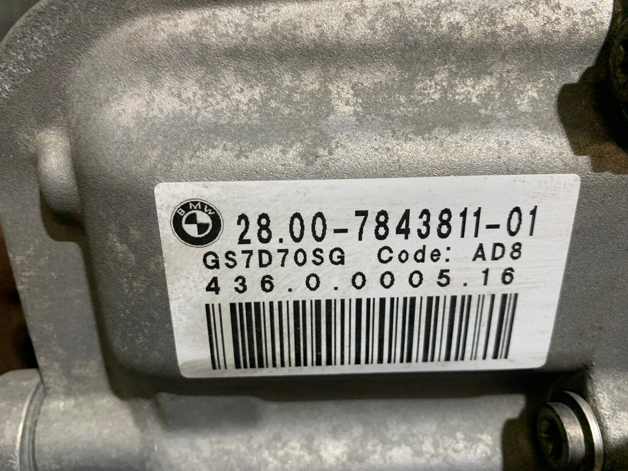 2012-2019 F06 F12 F13 BMW M6 Dual Clutch Automatic DCT Transmission / GS7D70SG / AD8 / 78K M6202 - Image 9