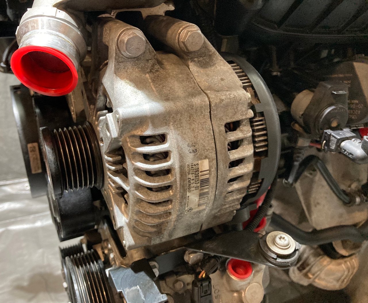 *DAMAGED* 2011-2013 BMW 135i N55B30A 3.0l Engine Long Block w/ Turbocharger / 78K B1011 - Image 4