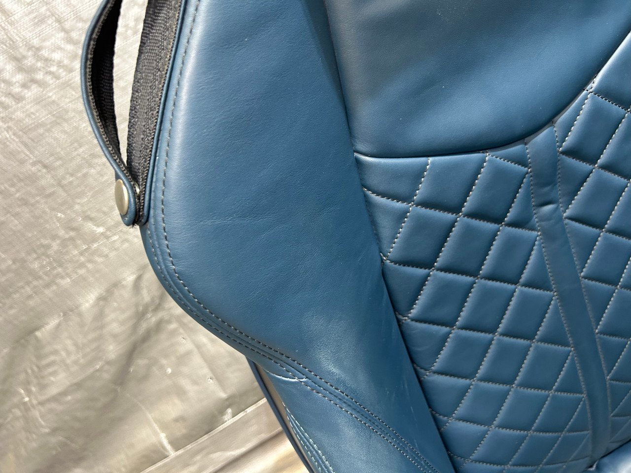 2016-2020 Audi TT Quattro Convertible Admiral Blue Nappa Leather Sports Seats / Pair / T3003 - Image 14