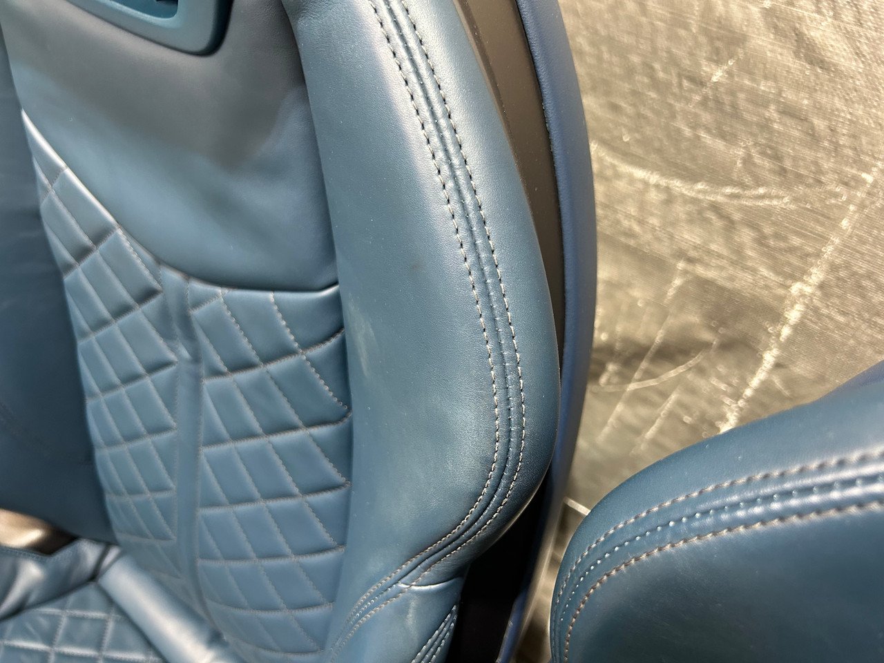 2016-2020 Audi TT Quattro Convertible Admiral Blue Nappa Leather Sports Seats / Pair / T3003 - Image 12
