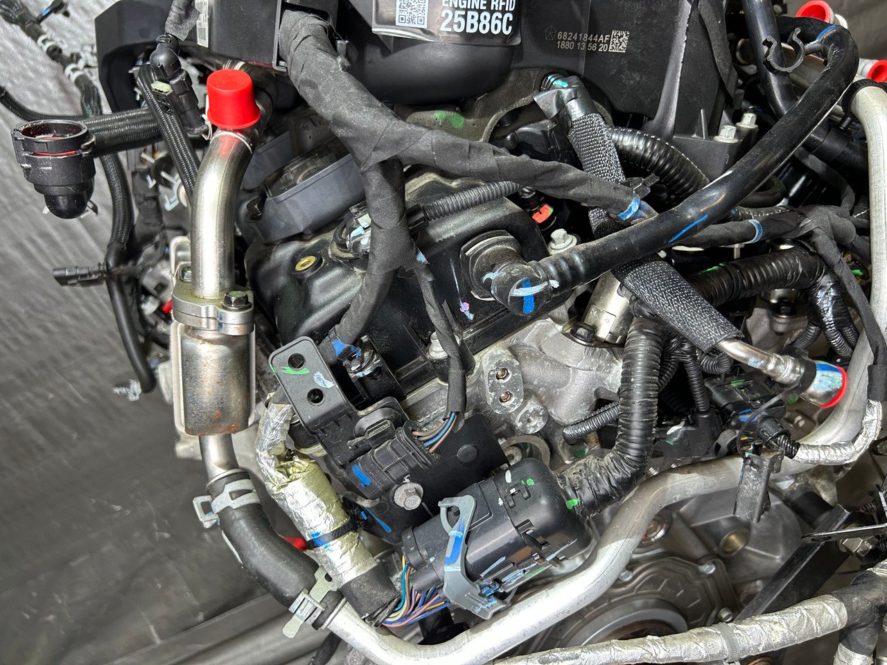 2018-2024 Jeep Wrangler JL / Gladiator JT 3.6l V6 Engine Long Block / Automatic / 61K JT004 - Image 4
