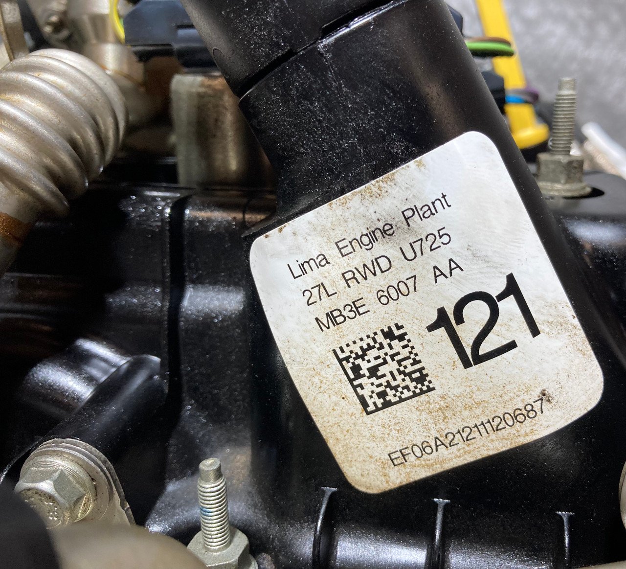 2021-2022 Ford Bronco 2.7l V6 Engine Long Block w/ Turbochargers / 33K BR003 - Image 7