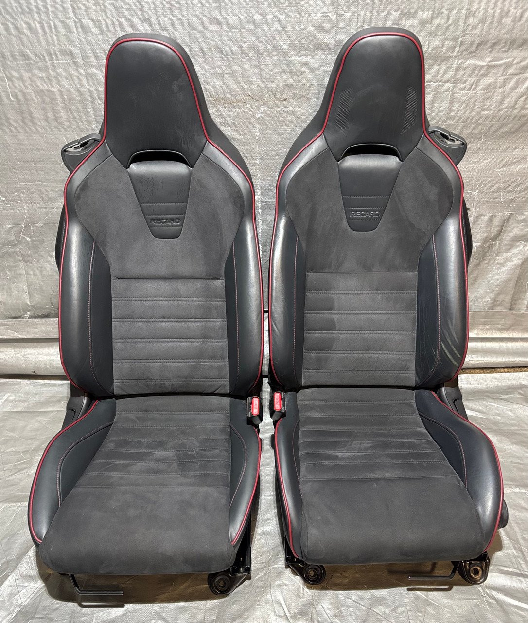 2017-2020 Fiat 124 Spider Recaro Alcantara / Leather Bucket Seats / Pair / Fit 2016-2024 Mazda Miata ND / FD031