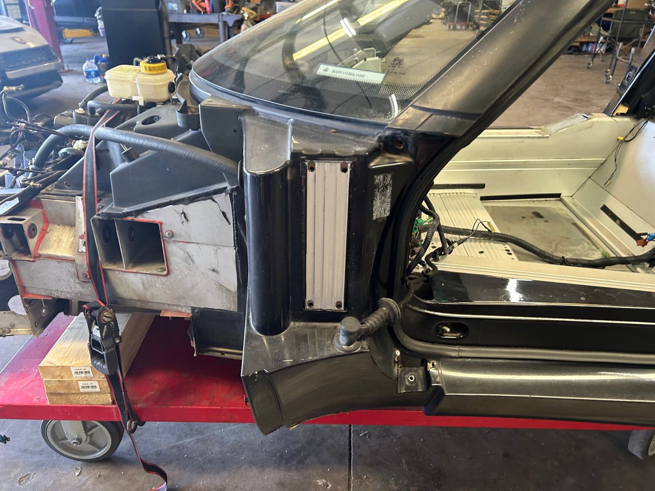 2005-2011 Lotus Elise OEM Vehicle Chassis Structure / *DAMAGE* / Starlight Black Metallic LEL01 - Image 19