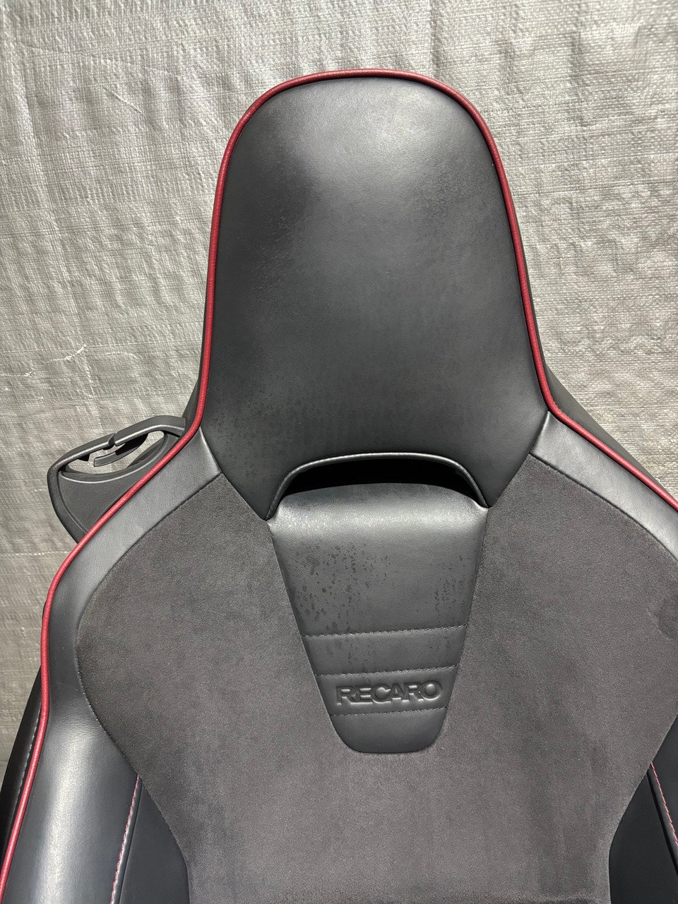 2014 Fiat 500c GQ Edition Black Leather / Suede Front & Rear Seat Set / F5017 - Image 29