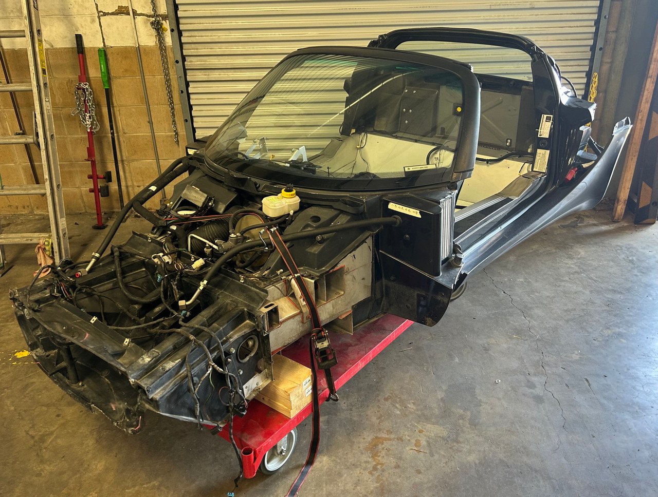 2005-2011 Lotus Elise OEM Vehicle Chassis Structure / *DAMAGE* / Starlight Black Metallic LEL01