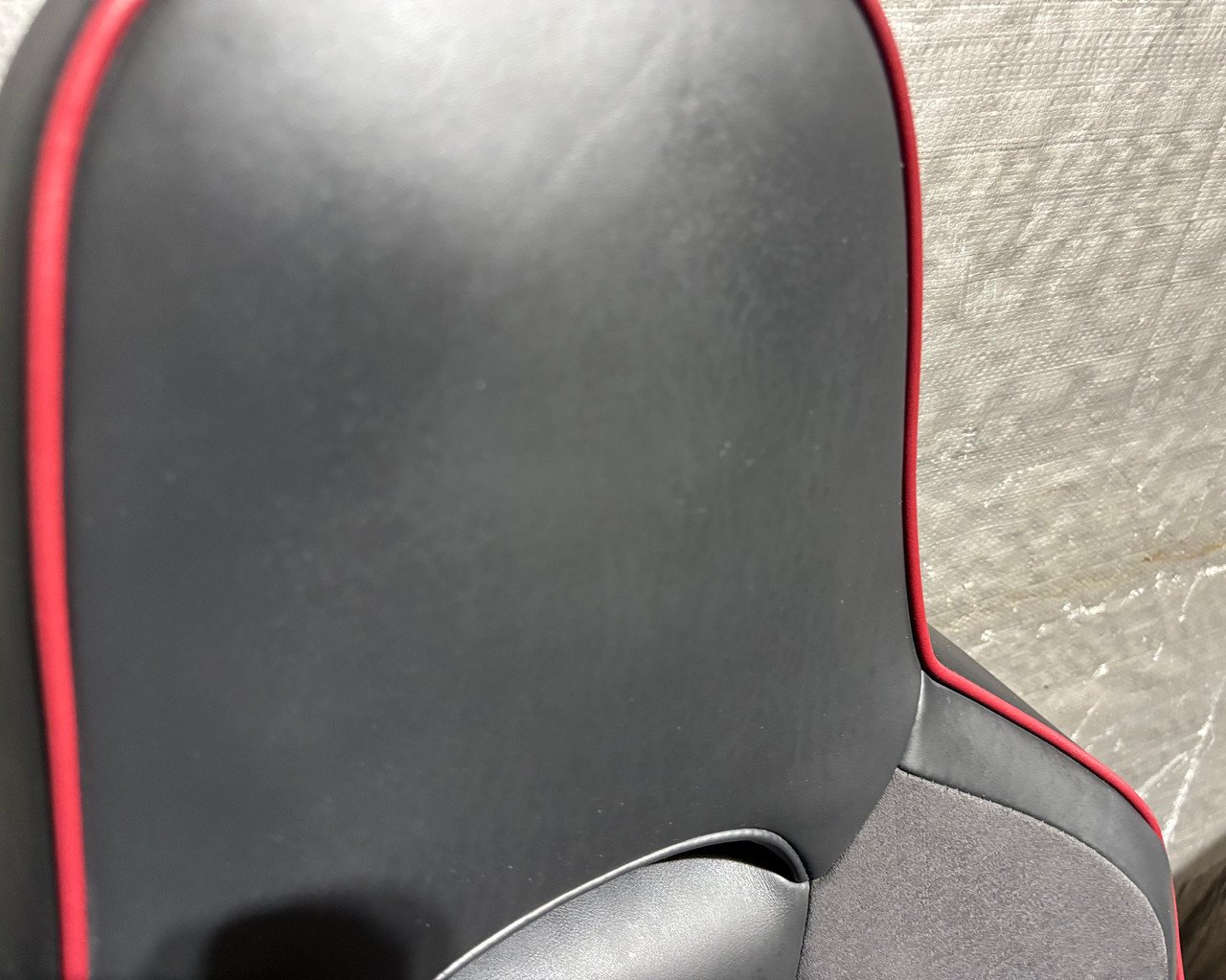 2014 Fiat 500c GQ Edition Black Leather / Suede Front & Rear Seat Set / F5017 - Image 28