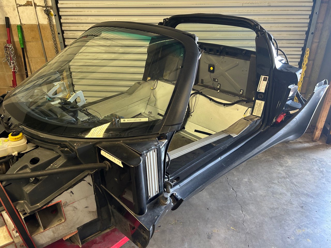 2005-2011 Lotus Elise OEM Vehicle Chassis Structure / *DAMAGE* / Starlight Black Metallic LEL01 - Image 25