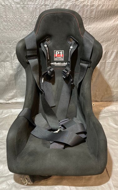 Pair of Buddy Club P1 Racing Bucket Seats w/ Renegade Willans 6pt Harnesses / Pair / USED / HS004 - Image 3