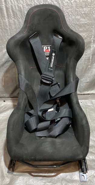 Pair of Buddy Club P1 Racing Bucket Seats w/ Renegade Willans 6pt Harnesses / Pair / USED / HS004 - Image 10