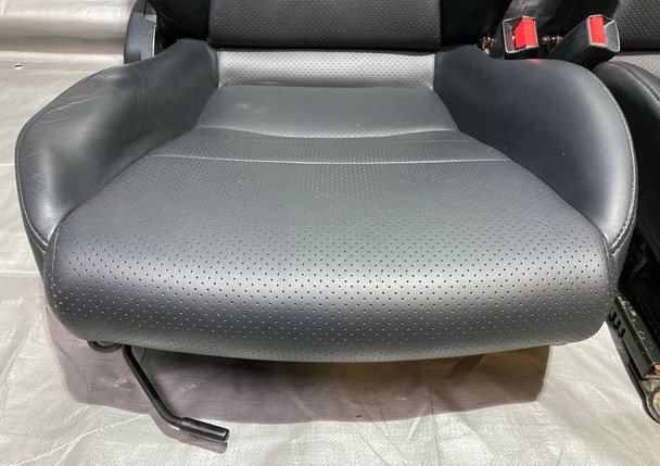 2000-2005 Honda S2000 OEM Black Leather Seats / Pair / HS007 - Image 11