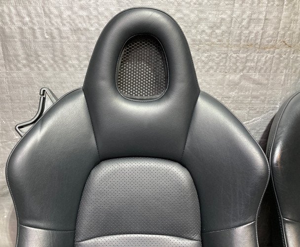 2000-2005 Honda S2000 OEM Black Leather Seats / Pair / HS007 - Image 18