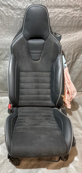2016-2023 Mazda Mx5 Miata Recaro Seats w/ Rails / White Stitching / Pair *DAMAGED* / ND044 - Image 3