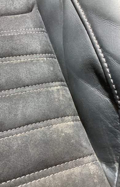 2016-2023 Mazda Mx5 Miata Recaro Seats w/ Rails / White Stitching / Pair *DAMAGED* / ND044 - Image 9