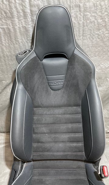 2016-2023 Mazda Mx5 Miata Recaro Seats w/ Rails / White Stitching / Pair *DAMAGED* / ND044 - Image 12