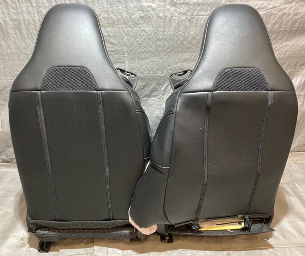 2016-2023 Mazda Mx5 Miata Recaro Seats w/ Rails / White Stitching / Pair *DAMAGED* / ND044 - Image 15