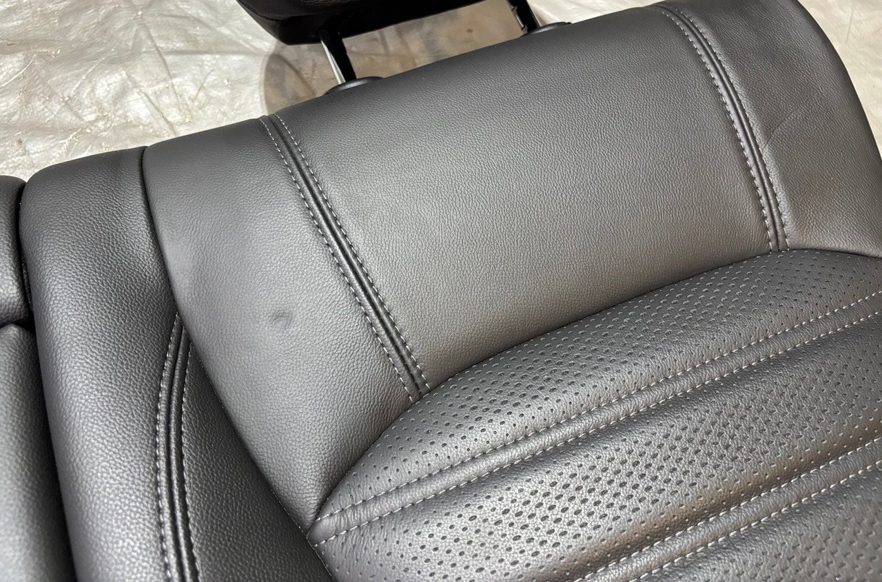 2017-2022 Alfa Romeo Giulia Ti Black Leather Front & Rear Seat Set / AG006 - Image 14
