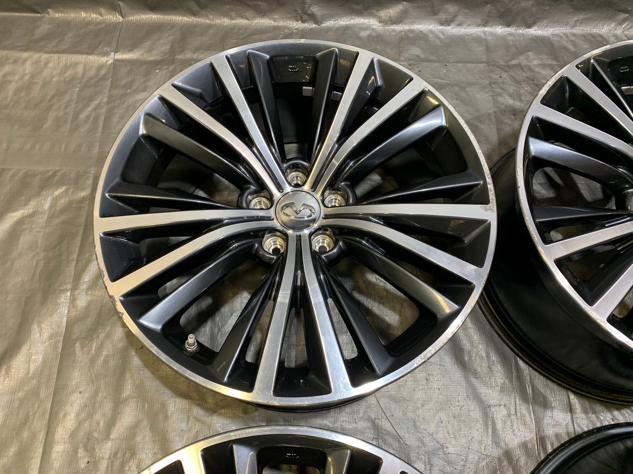 2017-2020 Infiniti Q60 19x9" Wheels Rims / Set of 4 / IQ602 - Image 4