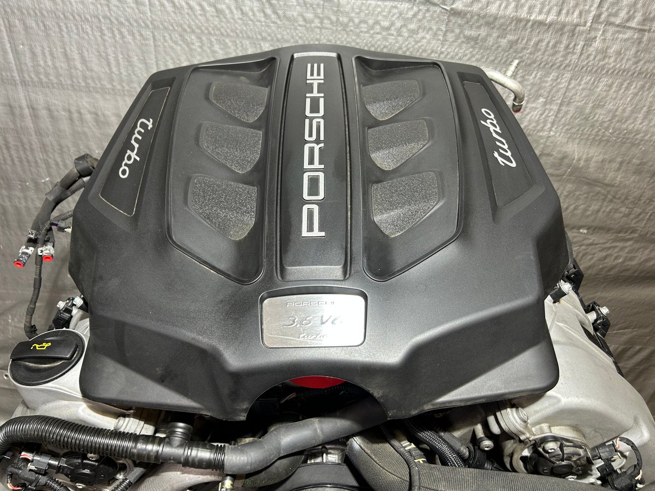 2015-2016 Porsche Macan Turbo 3.6l Engine Long Block w/ Turbochargers / 84K PM006 - Image 2