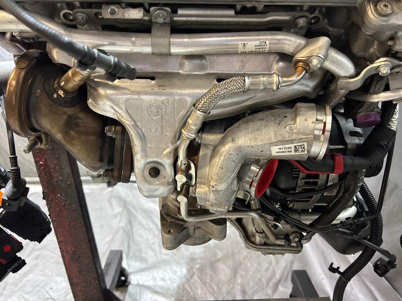 2015-2016 Porsche Macan Turbo 3.6l Engine Long Block w/ Turbochargers / 84K PM006 - Image 28