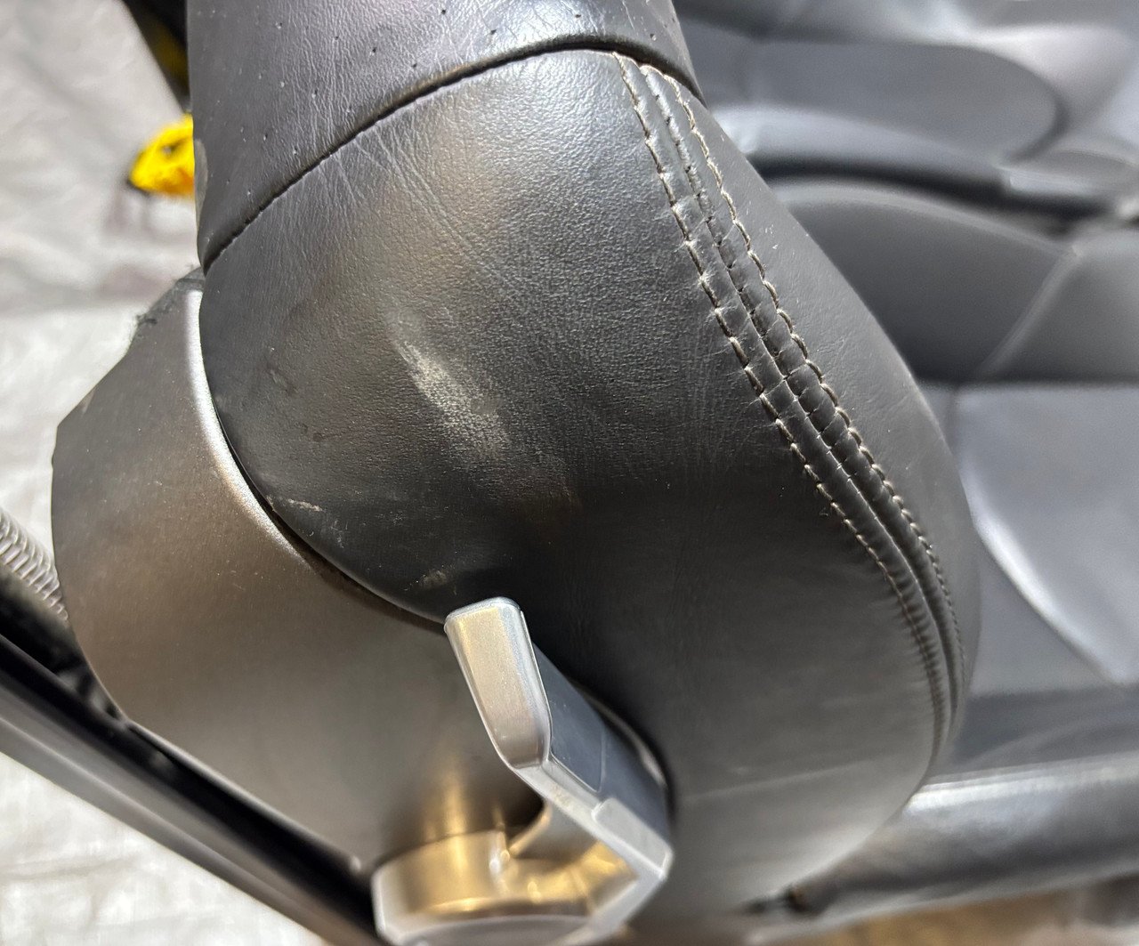 2005-2012 Porsche 997 911 / 987 Boxster / Cayman Black Leather Hard Back Sport Seats / Pair / 2 Way Power / P7009 - Image 18