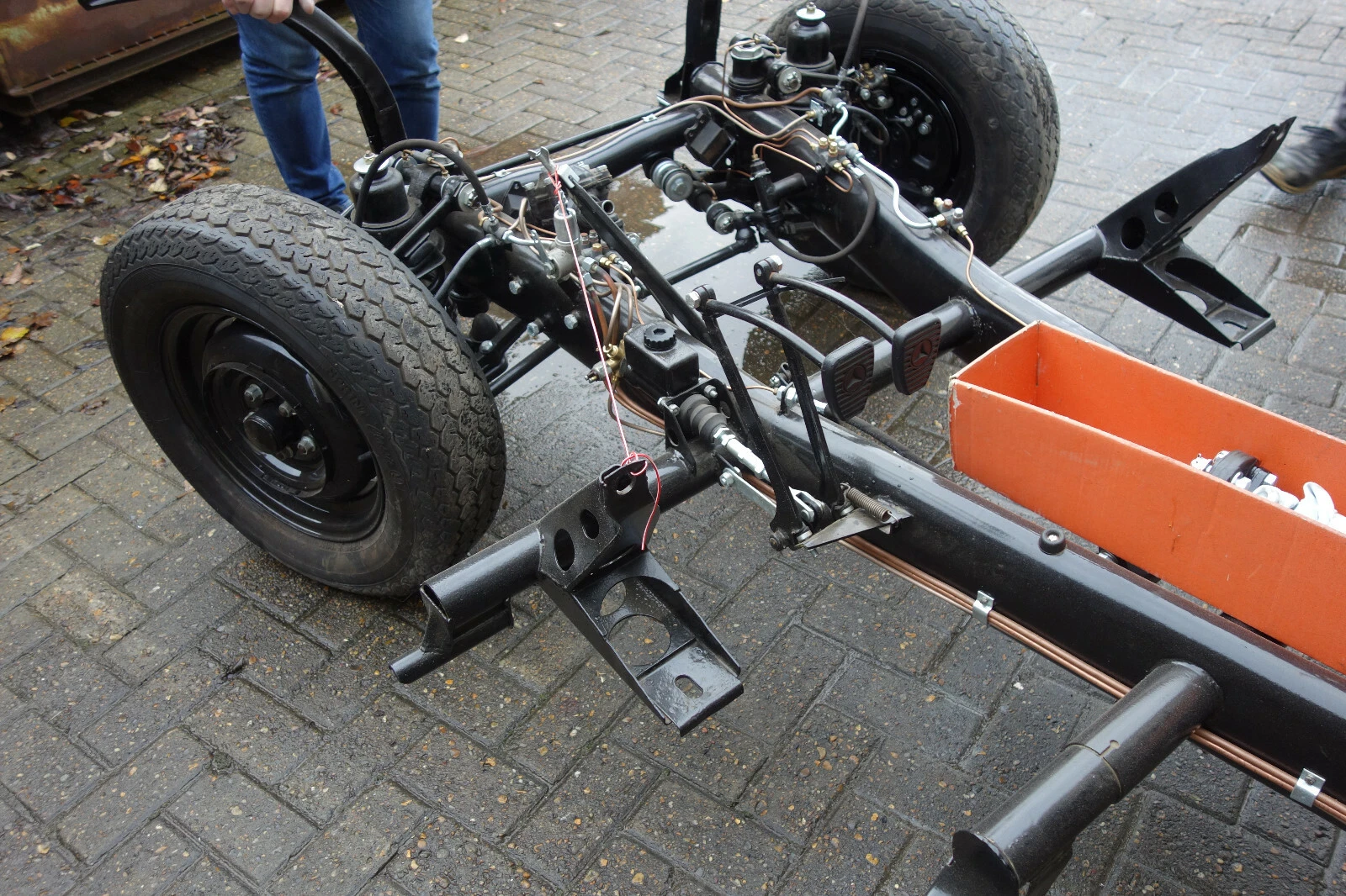Mercedes Benz 220 W 187 Completely Overhauled Chassis With New Parts - Image 6
