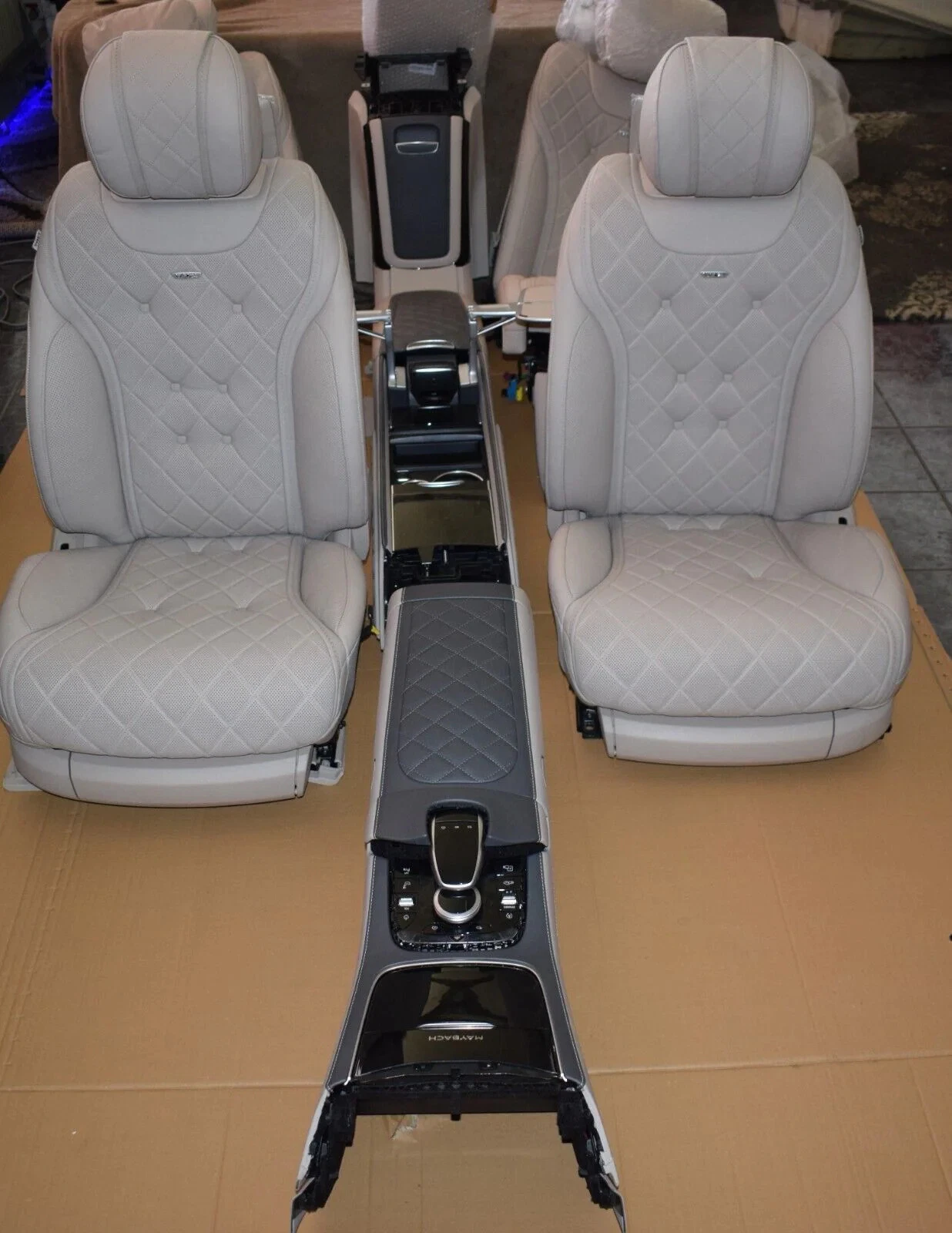 Genuine Mercedes S X222 Maybach Interior Seats Door Centre Console Tables-