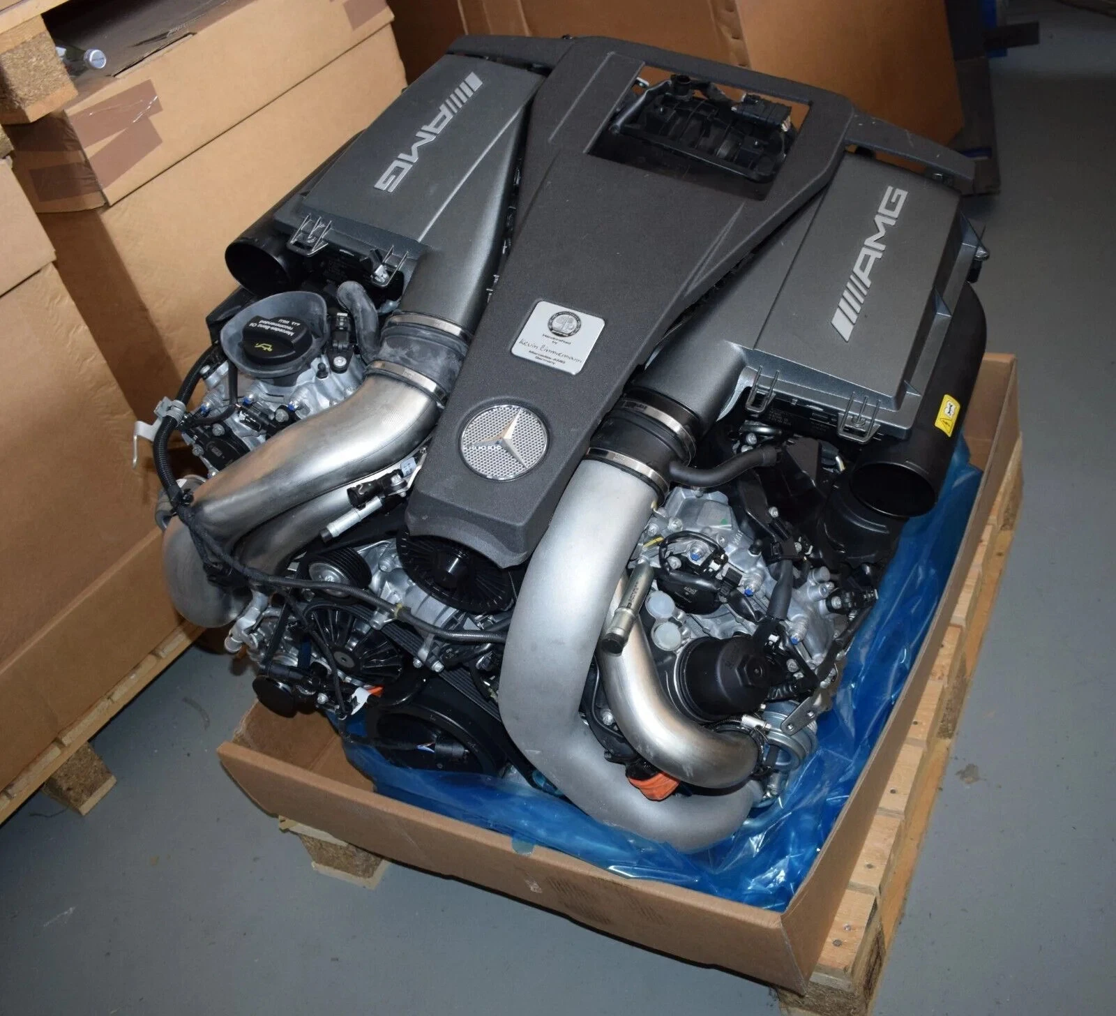 2015 MERCEDES 157,985 COMPLETE ENGINE 5.5L S63 4 MATIC W222 W217 A1570102600 8KM-