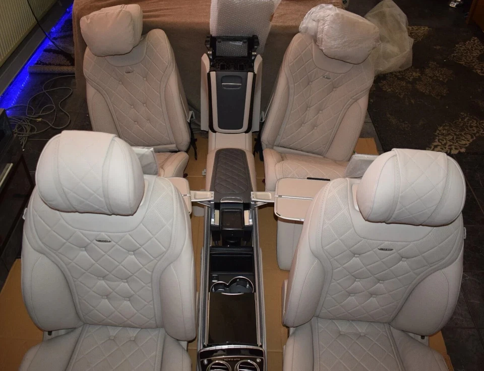 Genuine Mercedes S X222 Maybach Interior Seats Door Centre Console Tables- - Image 8