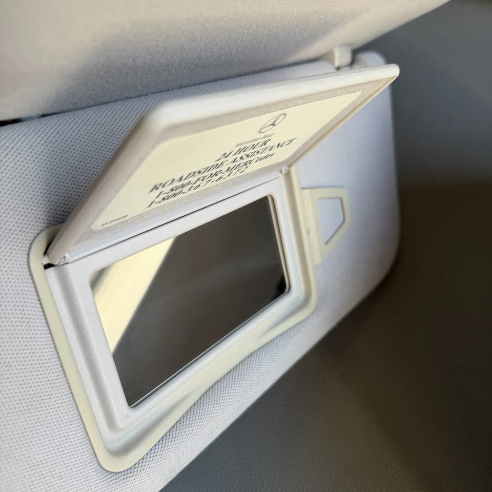 SOf2 Sun Visor 2003-2009 Mercedes E320 E350 E500 E550 E55 AMG E63 AMG Light Gray OEM - Image 5
